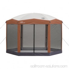 Coleman 12 x10 ft Hex Instant Screened Canopy/Gazebo 553067572